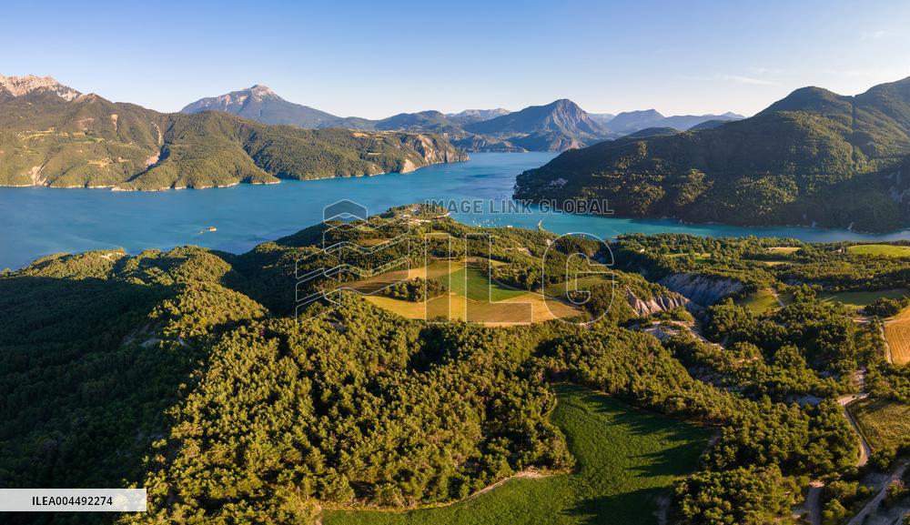 Illustration - Aerial View of France