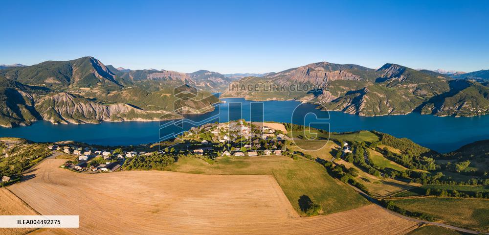 Illustration - Aerial View of France