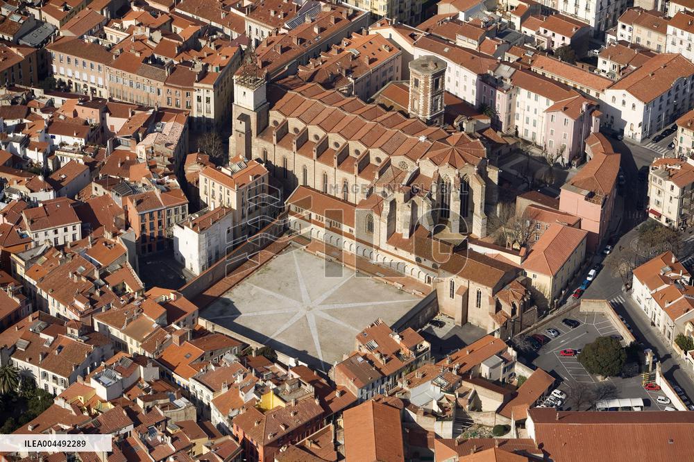 Illustration - Aerial View of France