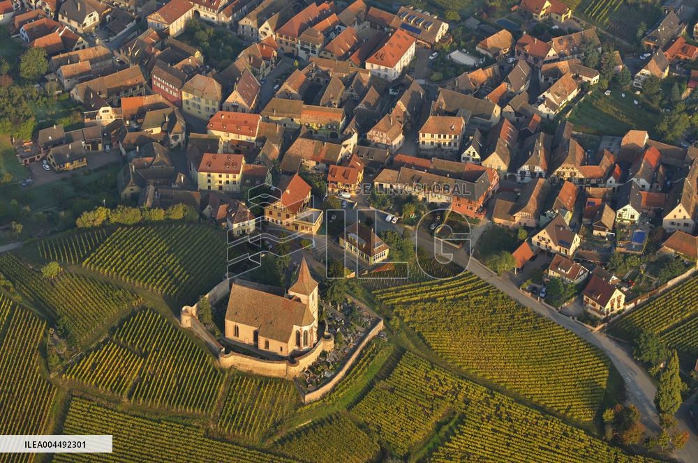 Illustration - Aerial View of France