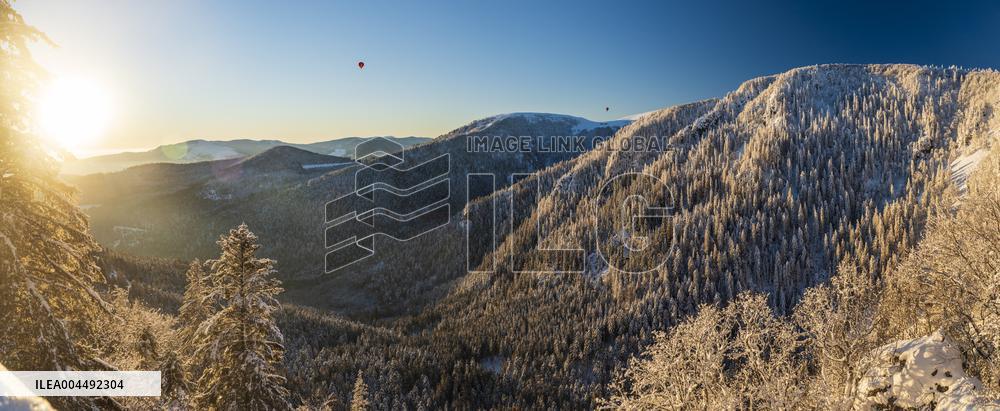 Illustration - Aerial View of France