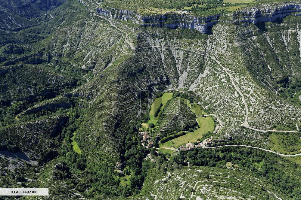 Illustration - Aerial View of France