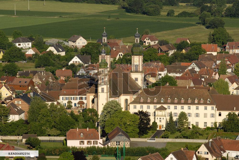 Illustration - Aerial View of France