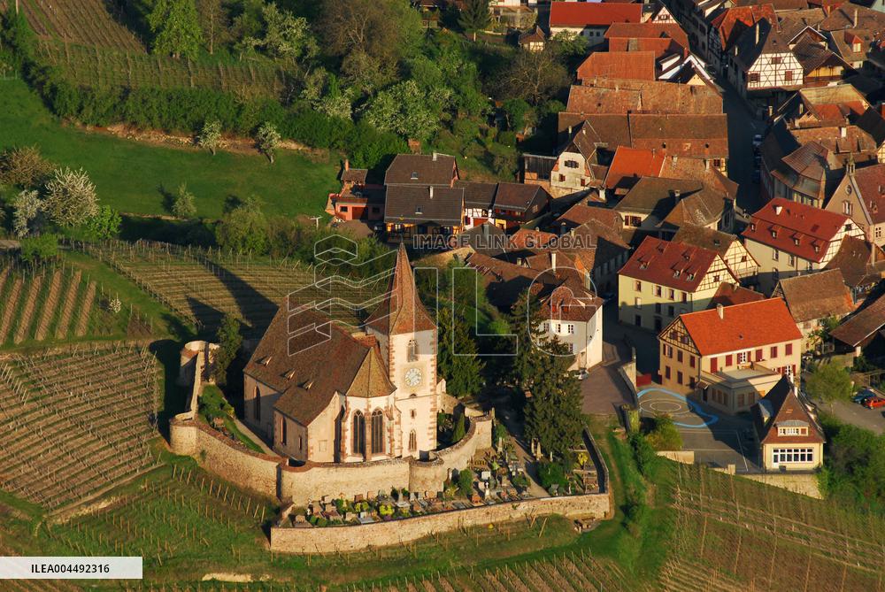 Illustration - Aerial View of France