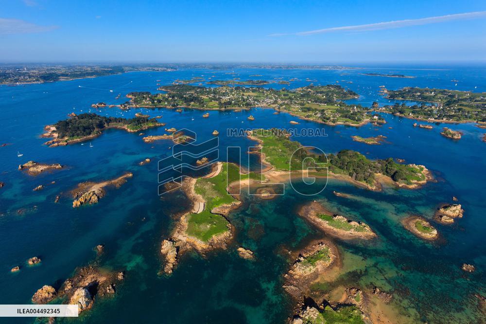 Illustration - Aerial View of France