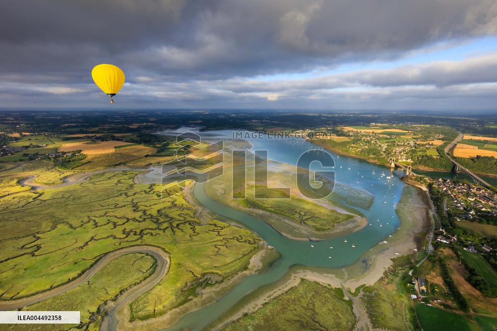 Illustration - Aerial View of France