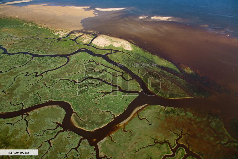 Illustration - Aerial View of France