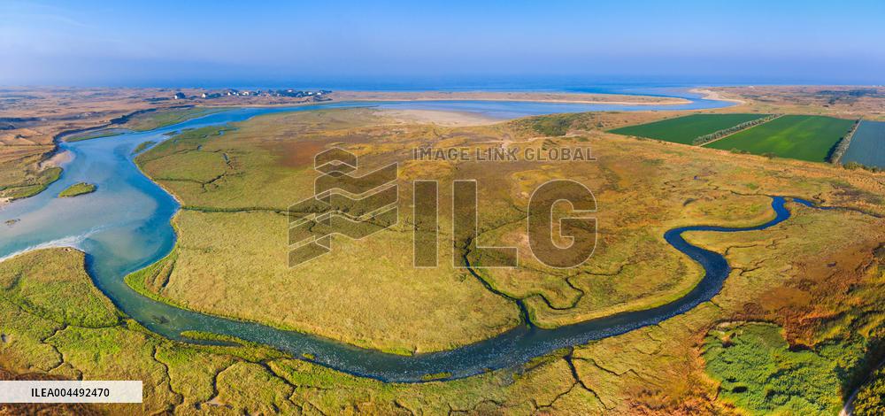 Illustration - Aerial View of France