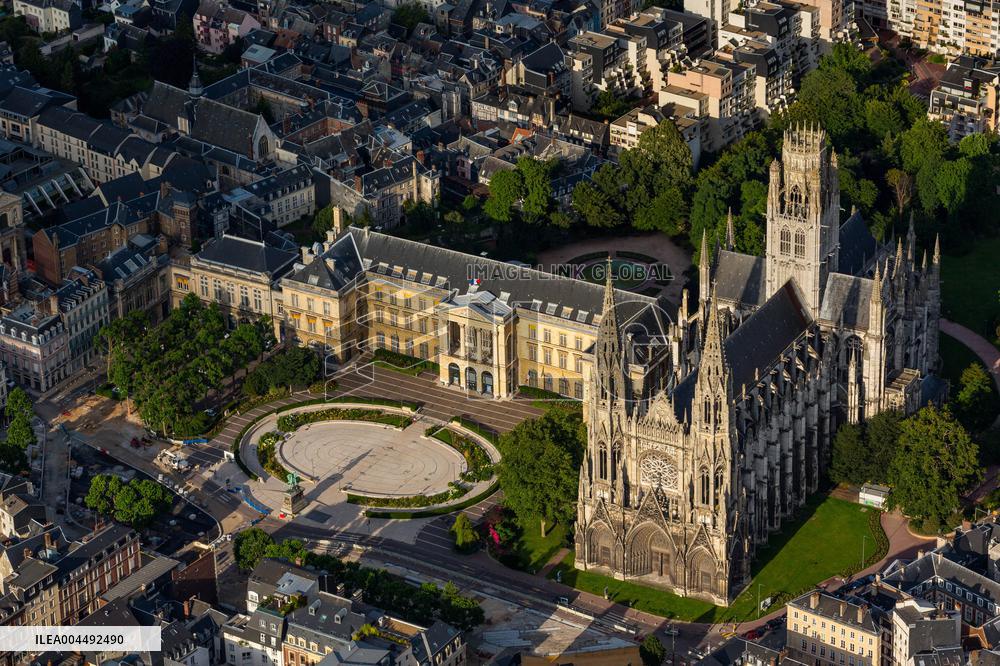 Illustration - Aerial View of France