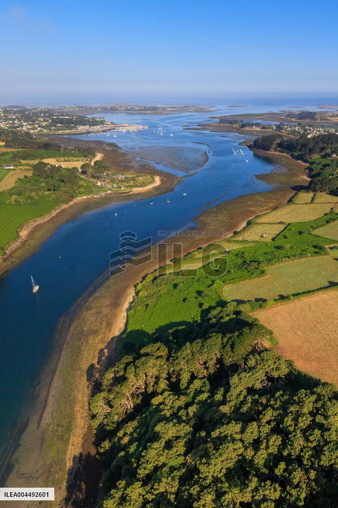Illustration - Aerial View of France