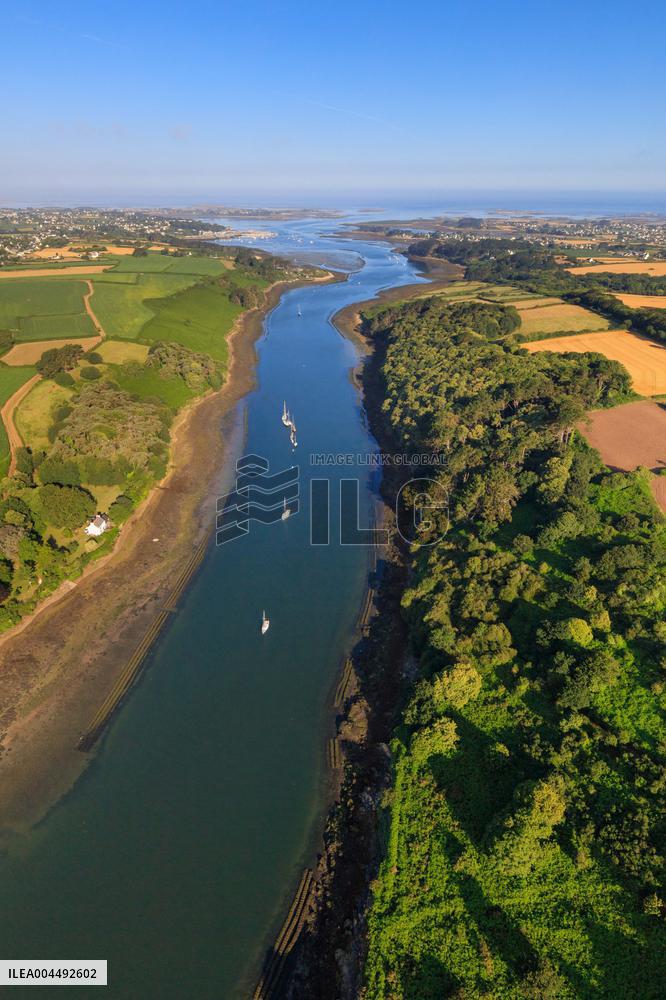 Illustration - Aerial View of France