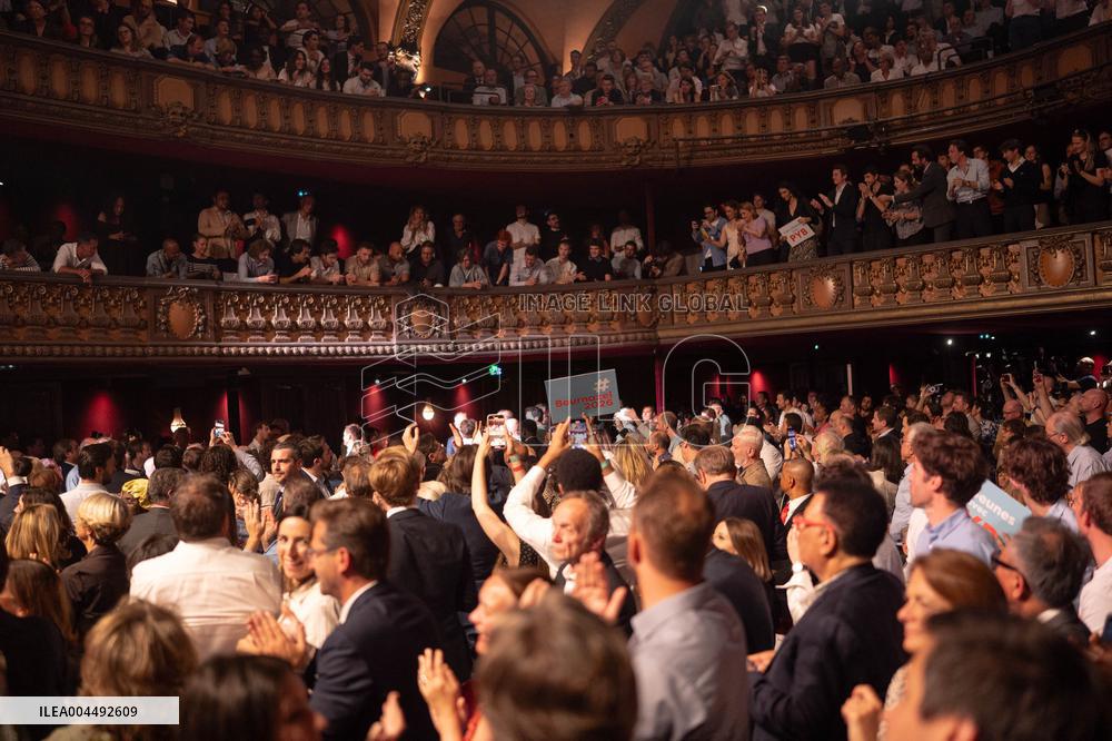 Pierre-Yves Bournazel launch of his mayoral election campaign for the city of Paris AJ