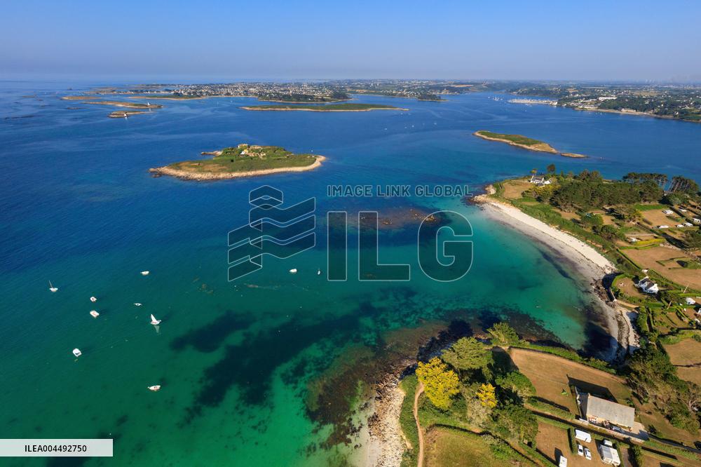 Illustration - Aerial View of France