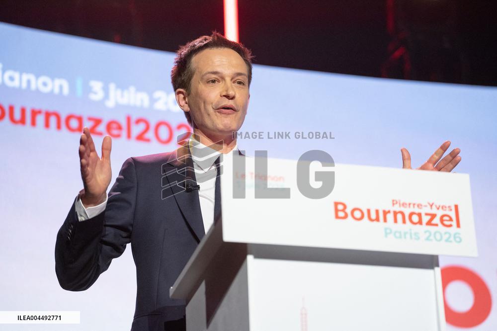 Pierre-Yves Bournazel launch of his mayoral election campaign for the city of Paris AJ