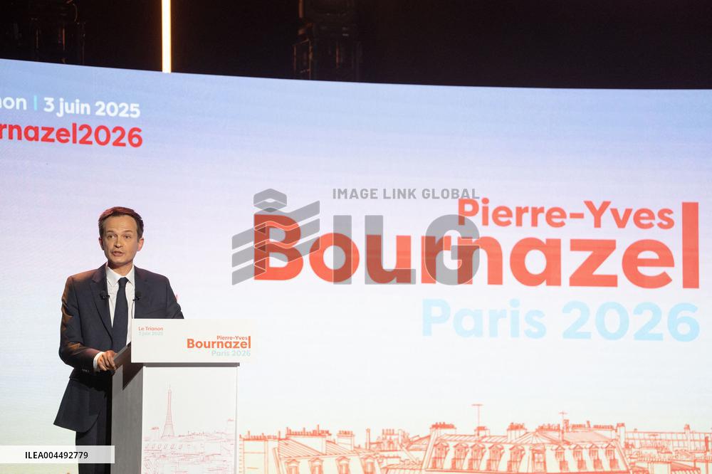 Pierre-Yves Bournazel launch of his mayoral election campaign for the city of Paris AJ