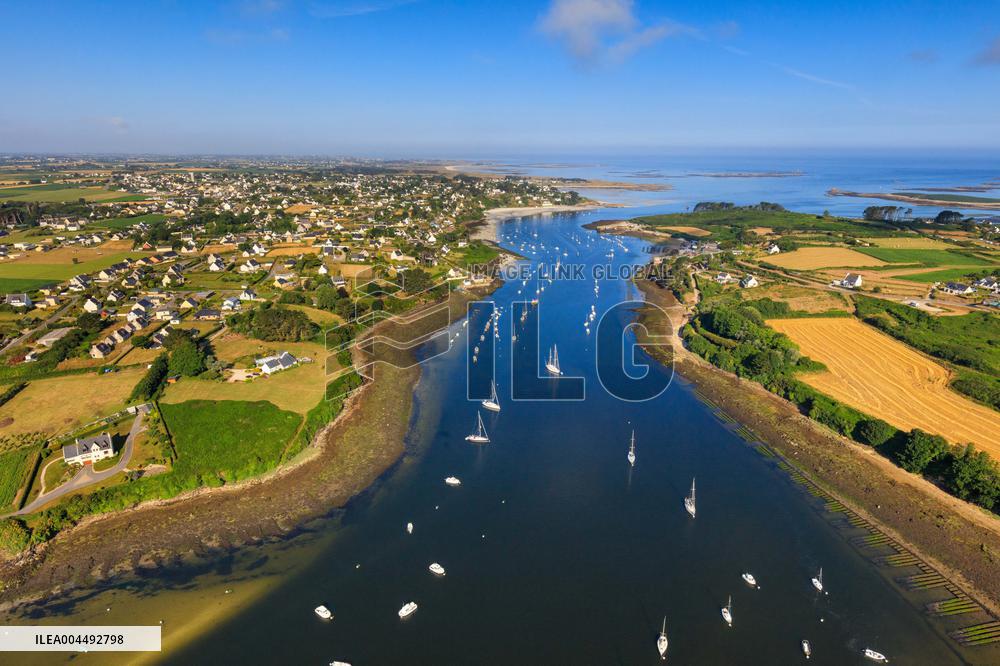 Illustration - Aerial View of France