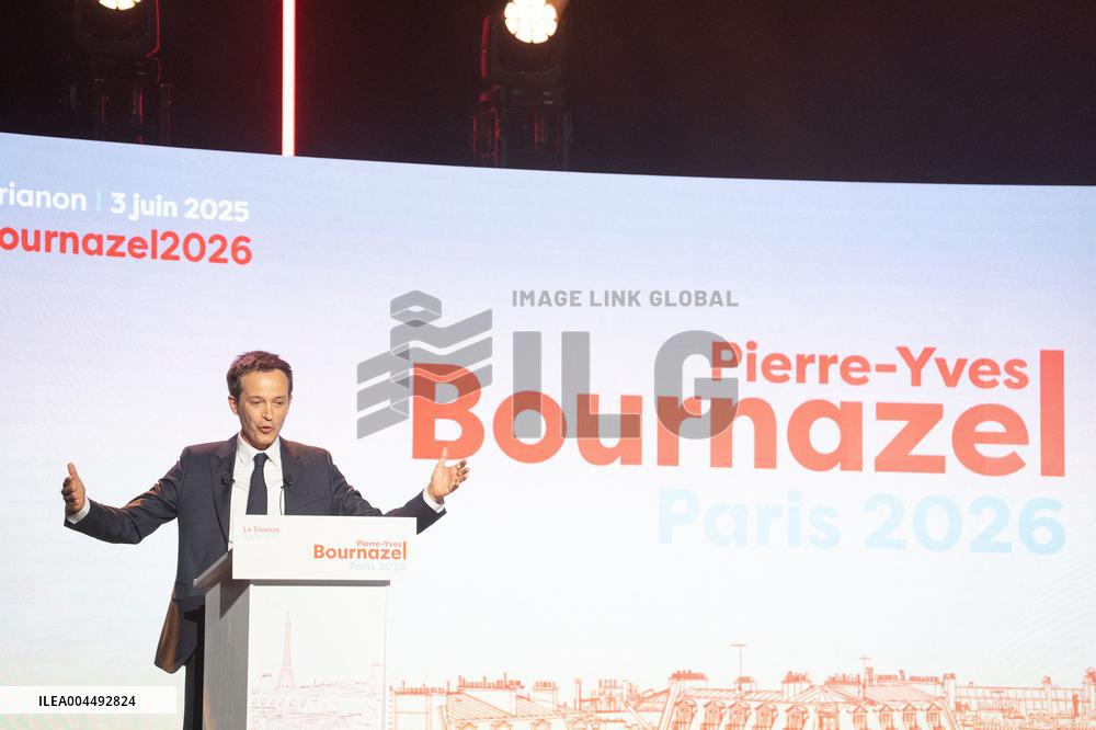 Pierre-Yves Bournazel launch of his mayoral election campaign for the city of Paris AJ