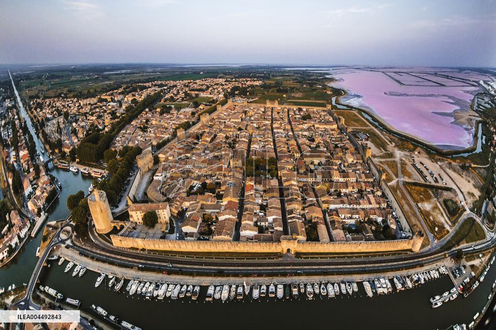 Illustration - Aerial View of France