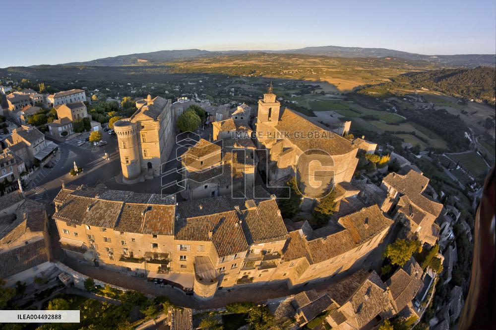 Illustration - Aerial View of France