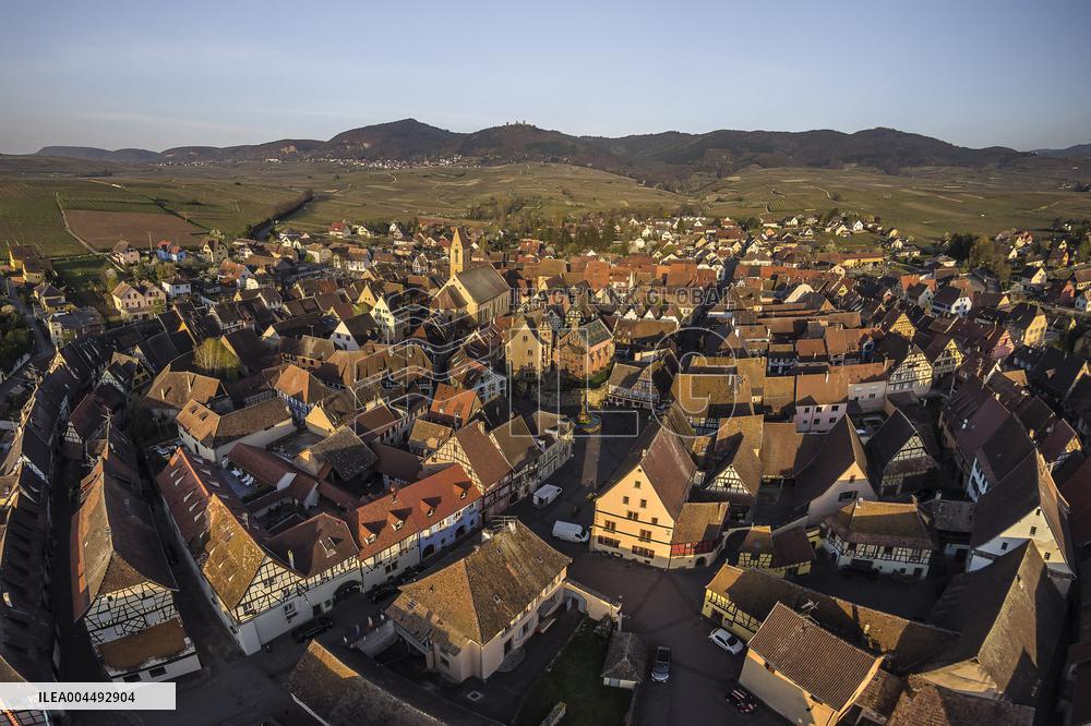 Illustration - Aerial View of France