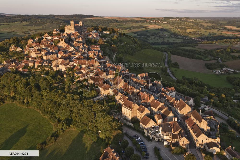 Illustration - Aerial View of France