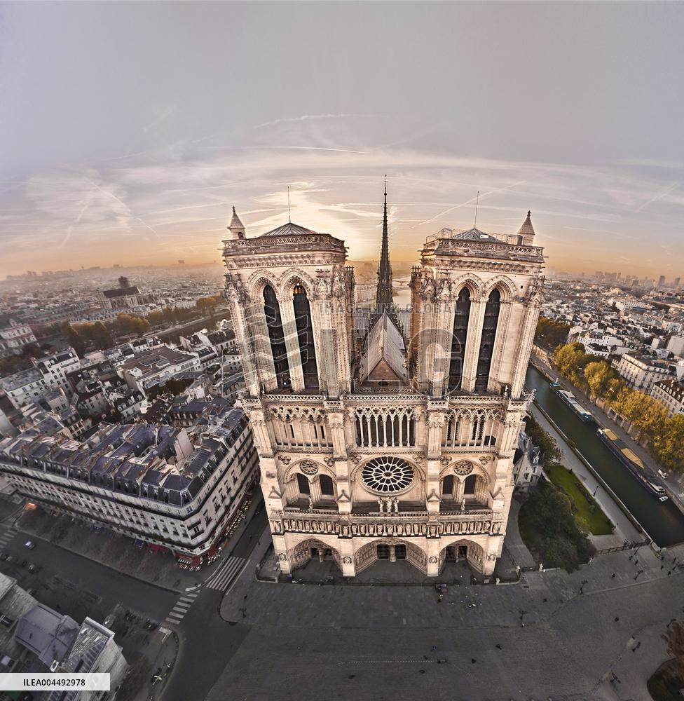 Illustration - Aerial View of France