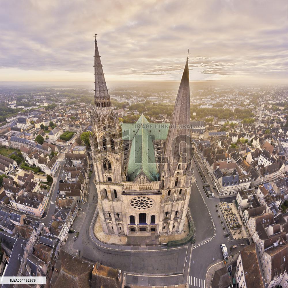 Illustration - Aerial View of France