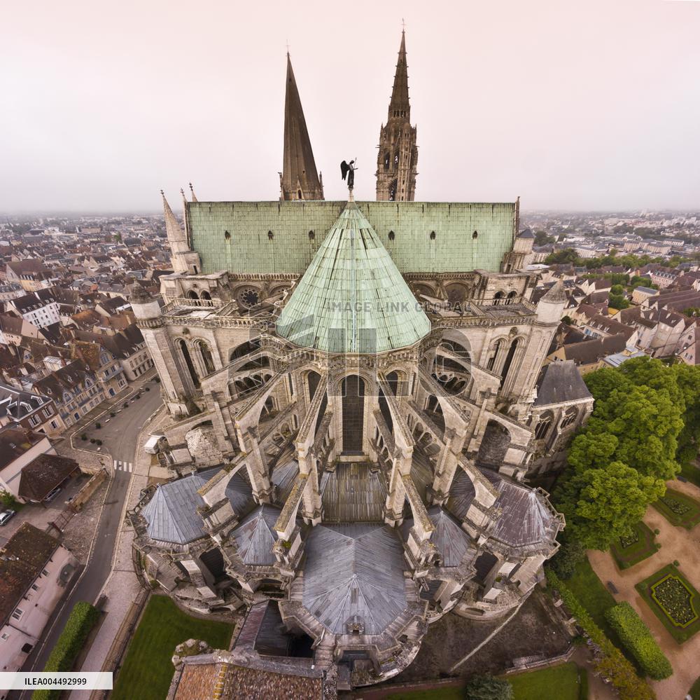 Illustration - Aerial View of France
