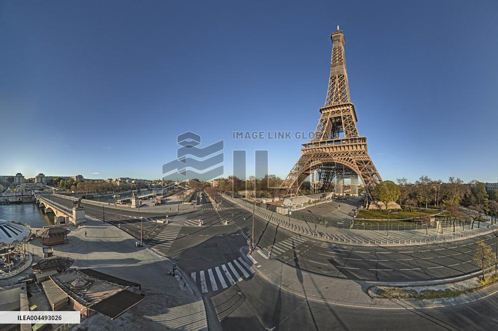 Illustration - Aerial View of France