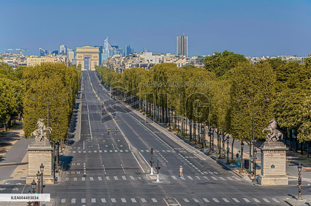 Illustration - Aerial View of France