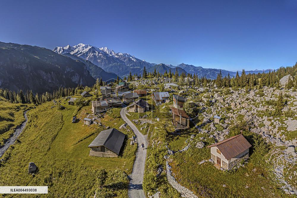 Illustration - Aerial View of France