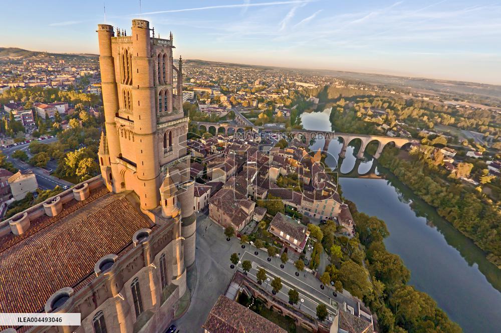 Illustration - Aerial View of France