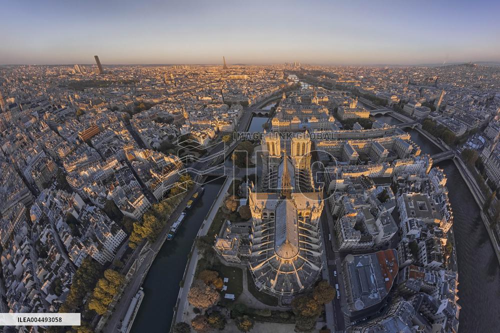 Illustration - Aerial View of France