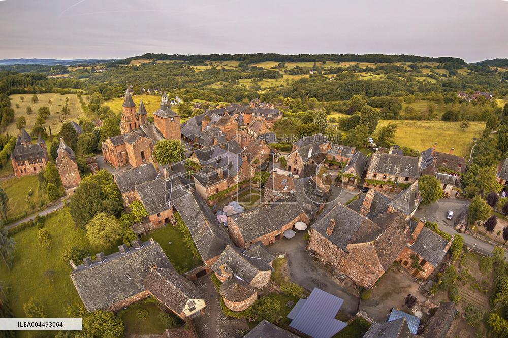 Illustration - Aerial View of France
