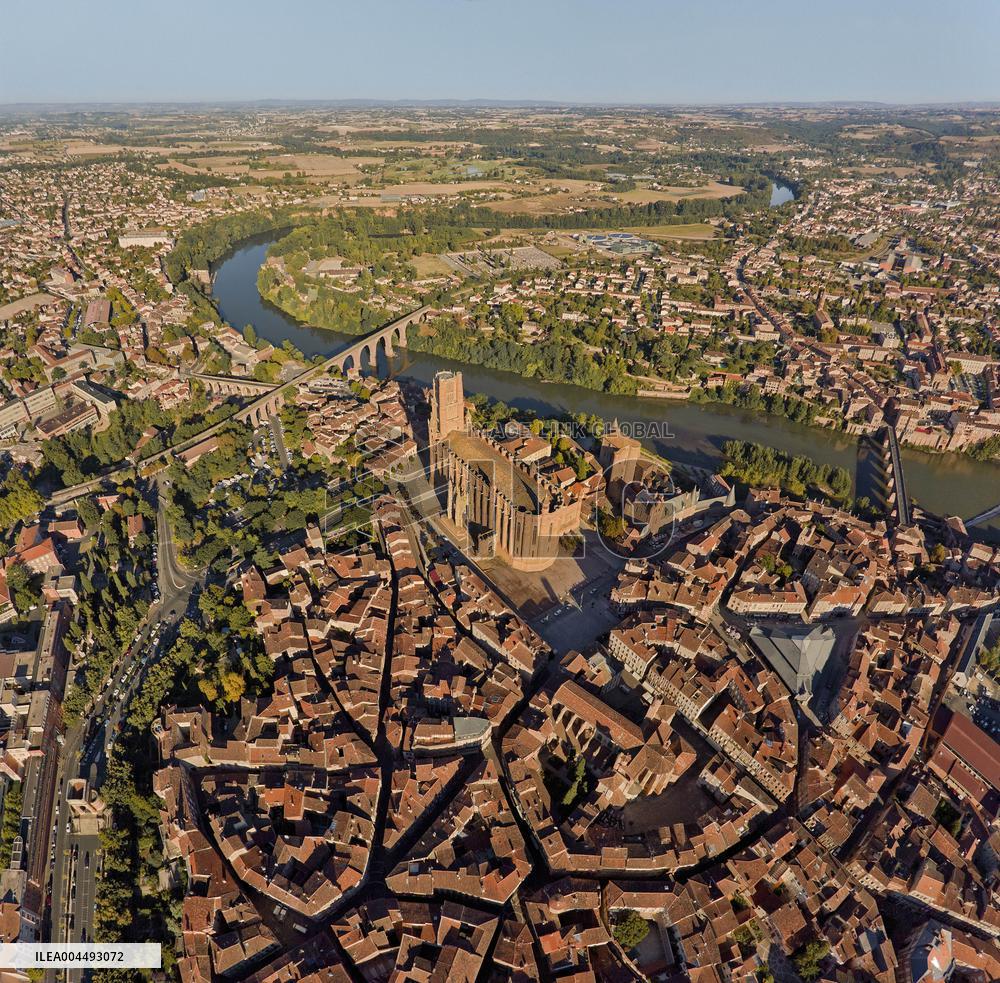 Illustration - Aerial View of France