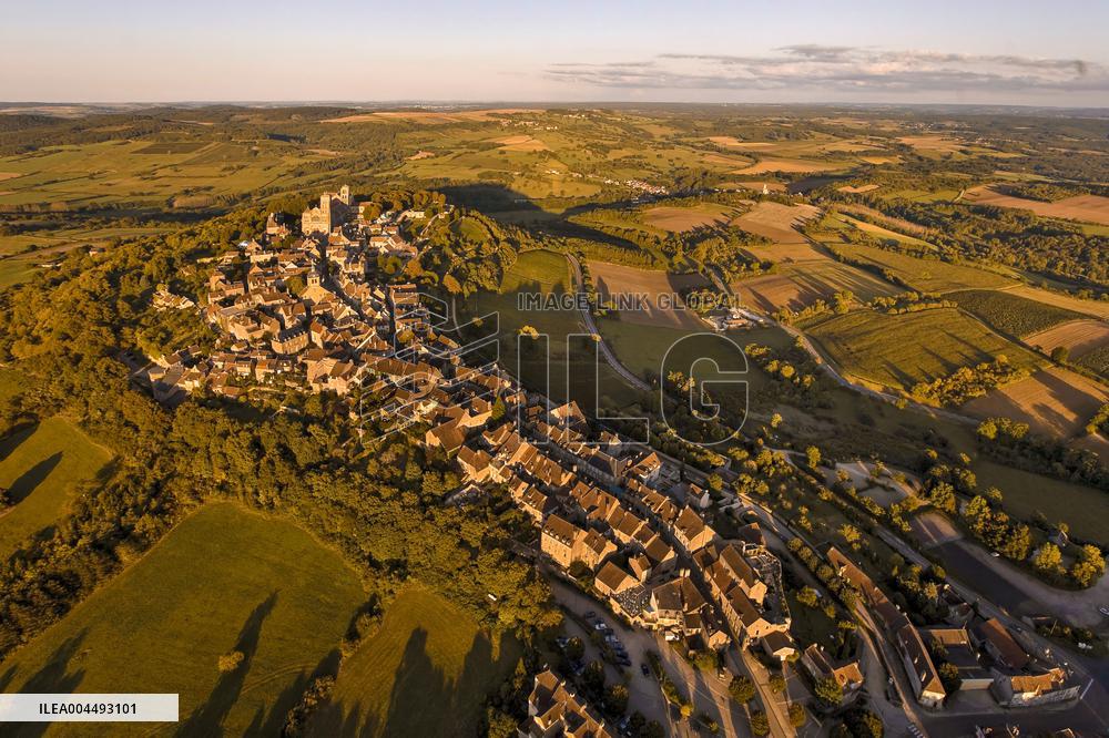 Illustration - Aerial View of France