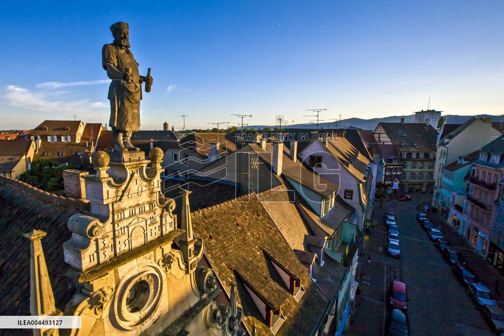 Illustration - Aerial View of France