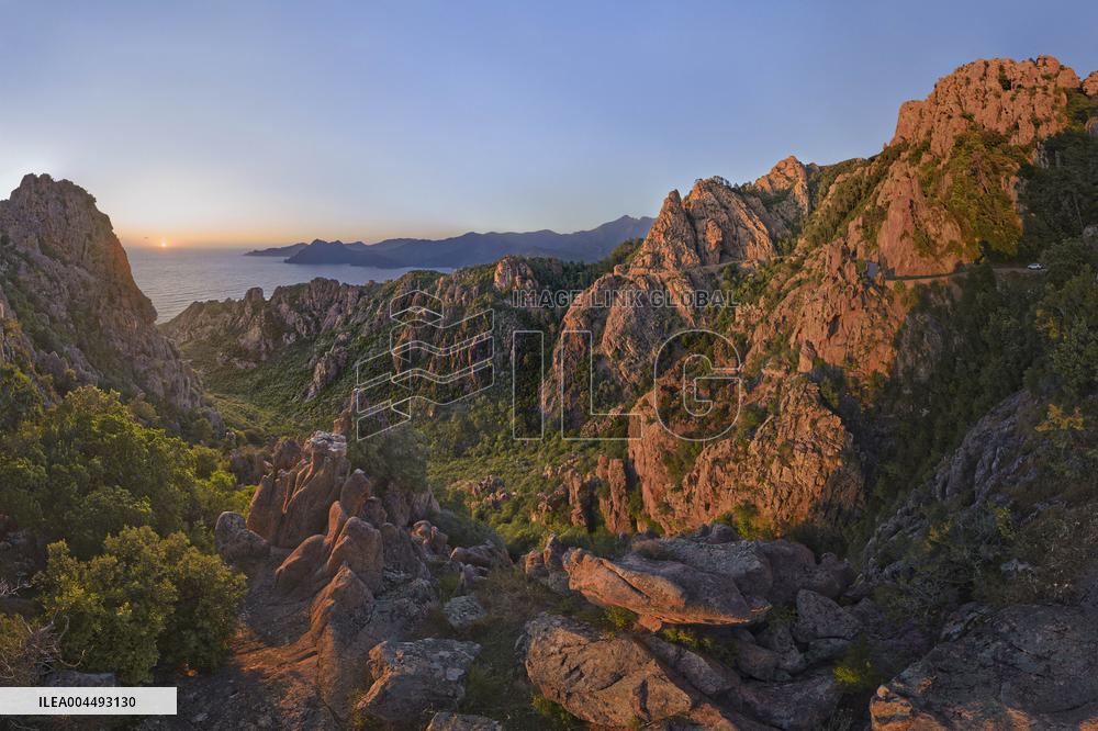 Illustration - Aerial View of France