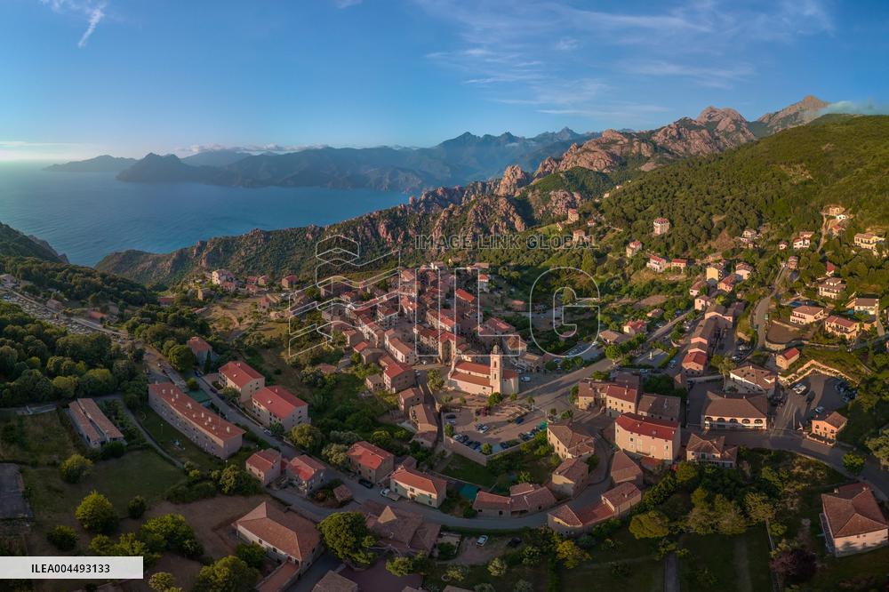 Illustration - Aerial View of France