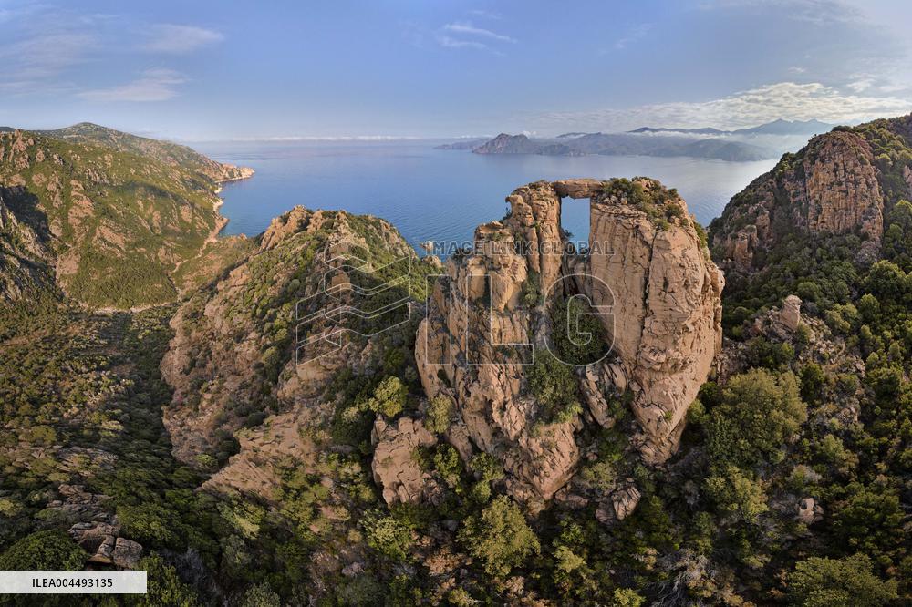 Illustration - Aerial View of France