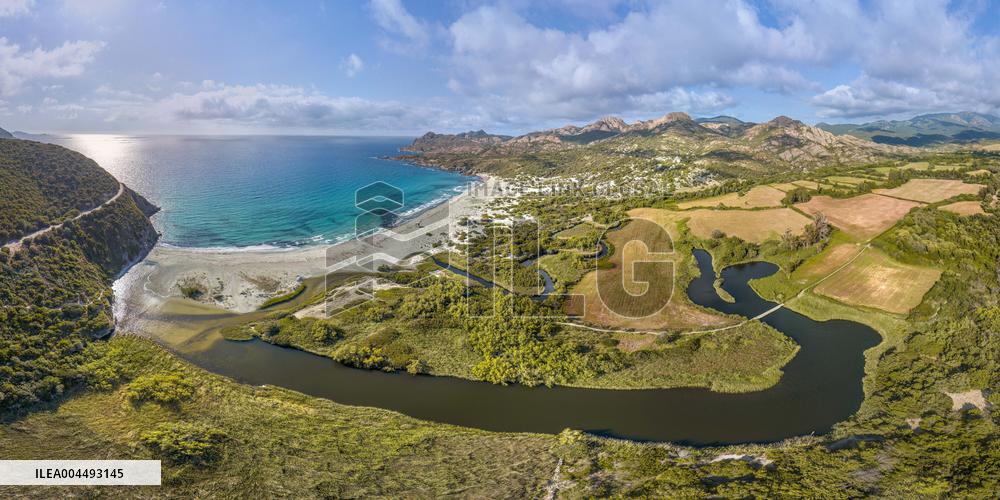 Illustration - Aerial View of France