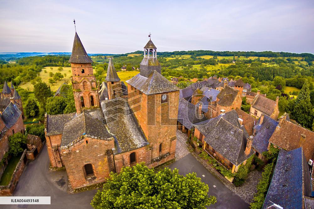 Illustration - Aerial View of France