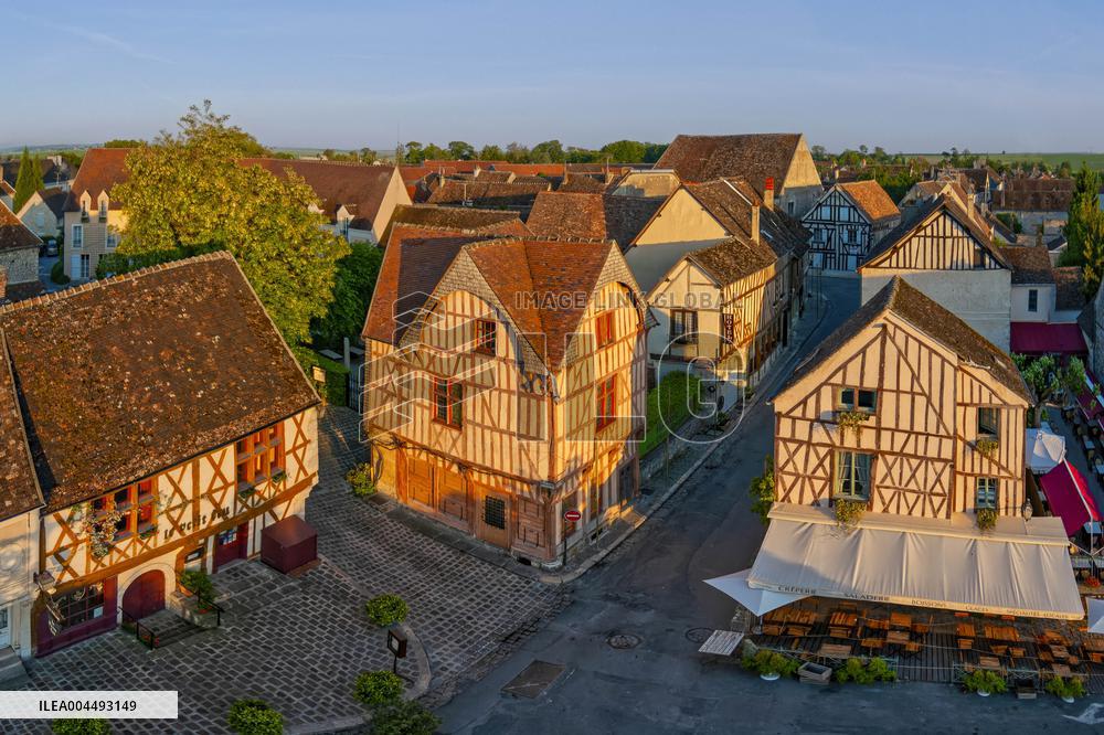 Illustration - Aerial View of France