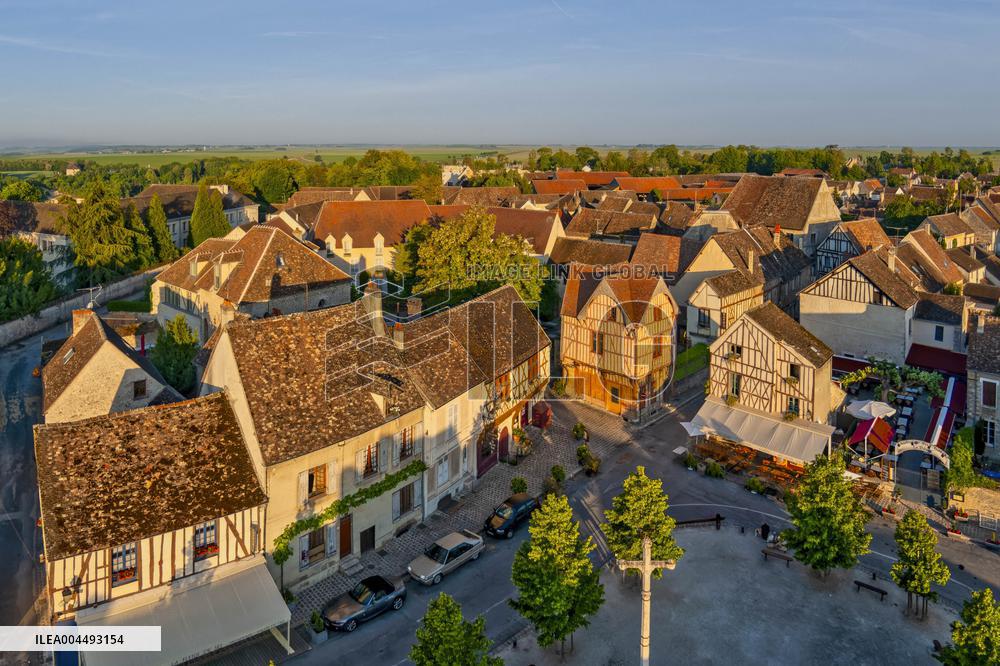 Illustration - Aerial View of France