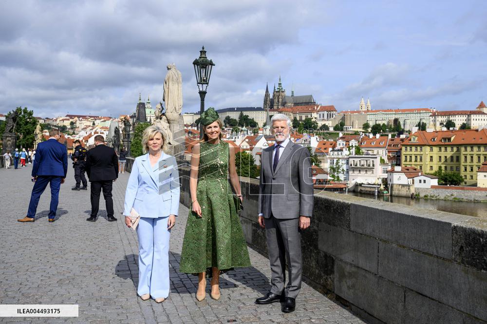 Royal Couple Visit To Prague - Day 2