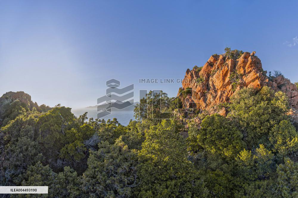 Illustration - Aerial View of France