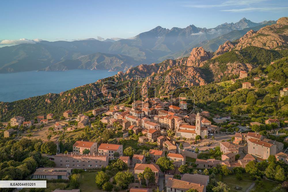 Illustration - Aerial View of France