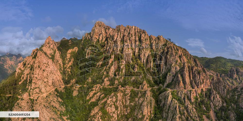 Illustration - Aerial View of France