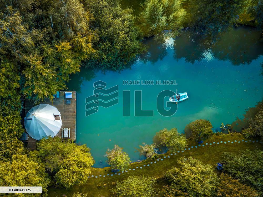 Illustration - Aerial View of France