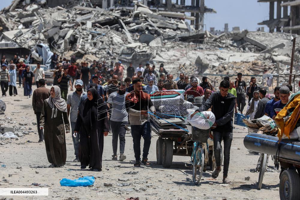 Palestinians Return Home - Gaza